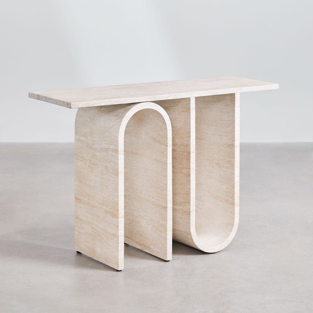 Outdoor Console KANTERA, Travertine Effect