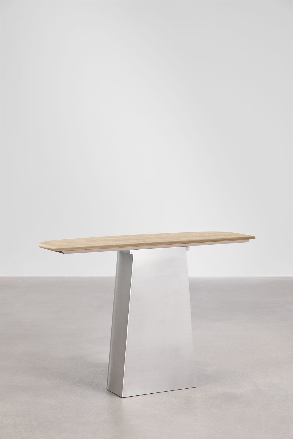 Konsolė MIREIRO 120x40 cm, akmuo