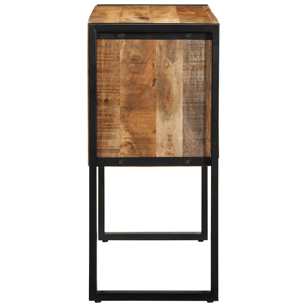 konsolinė spintelė 90x35x75 cm Tvirtas neapdorotas medis Mango - Namų Idėja