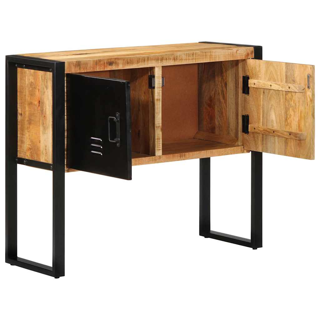 konsolinė spintelė 90x35x75 cm Tvirtas neapdorotas medis Mango - Namų Idėja