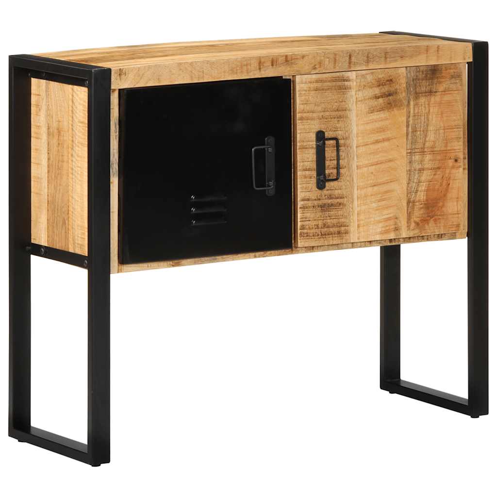 konsolinė spintelė 90x35x75 cm Tvirtas neapdorotas medis Mango - Namų Idėja