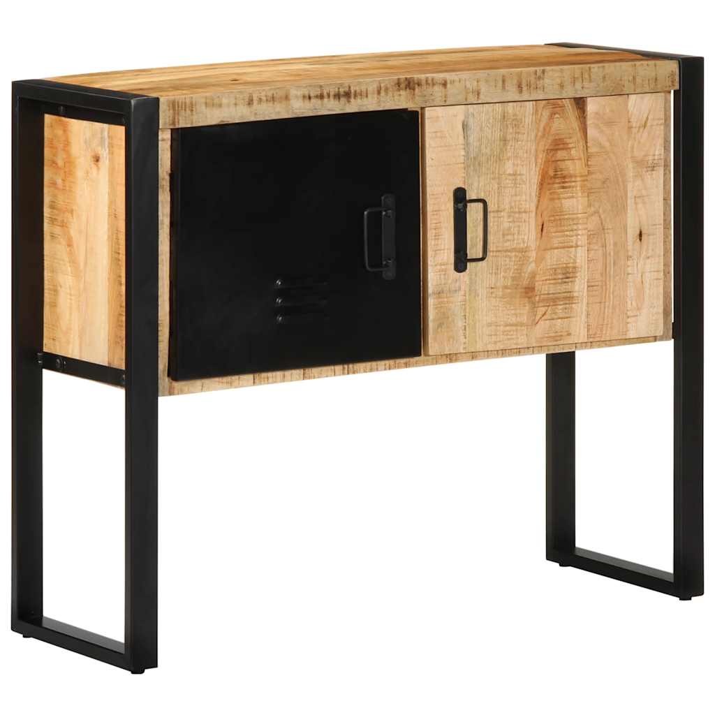konsolinė spintelė 90x35x75 cm Tvirtas neapdorotas medis Mango - Namų Idėja