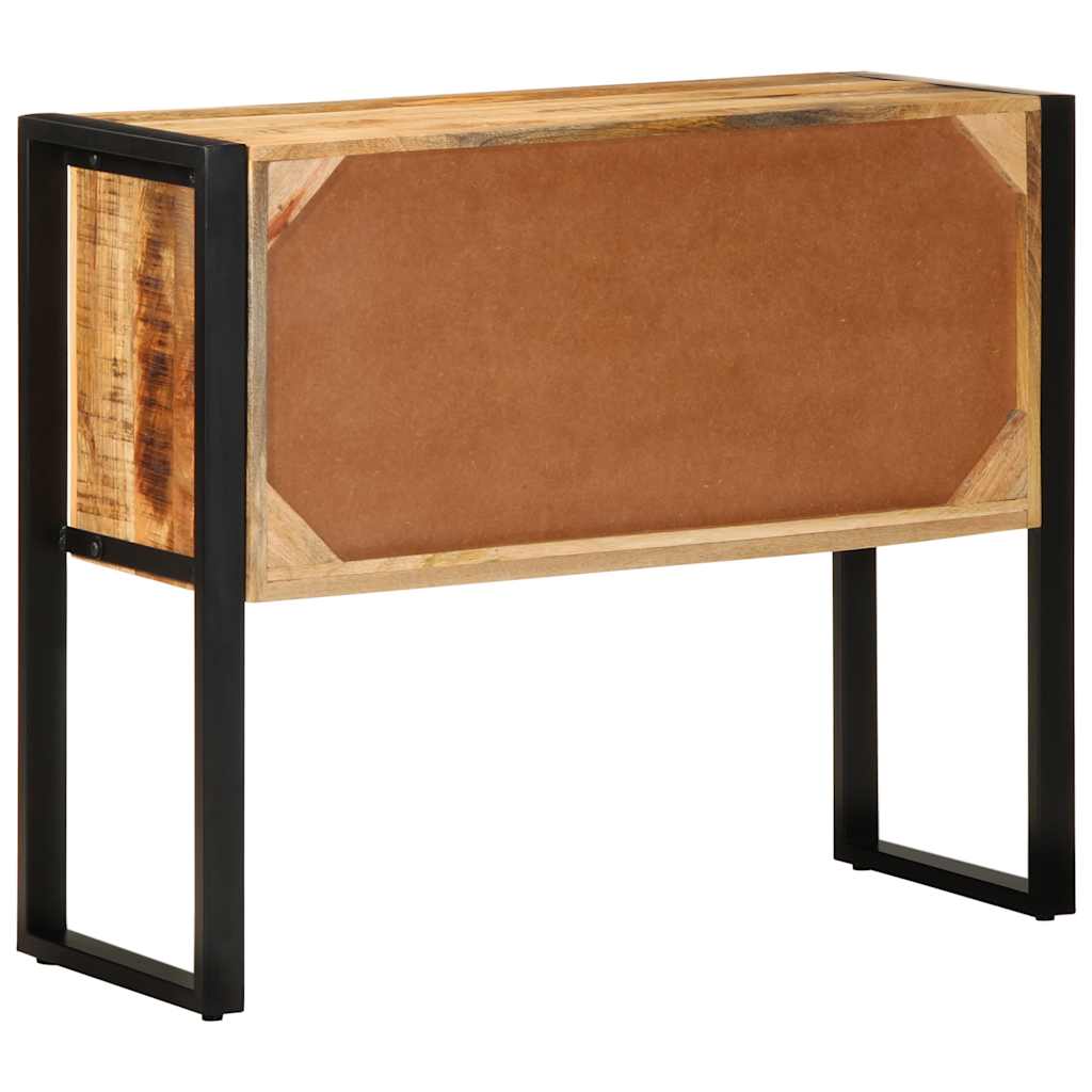 konsolinė spintelė 90x35x75 cm Tvirtas neapdorotas medis Mango - Namų Idėja