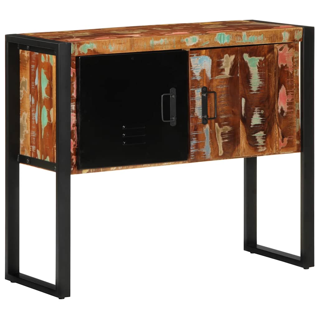 konsolinė spintelė, 90x35x75cm, perdirbtos medienos masyvas - Namų Idėja
