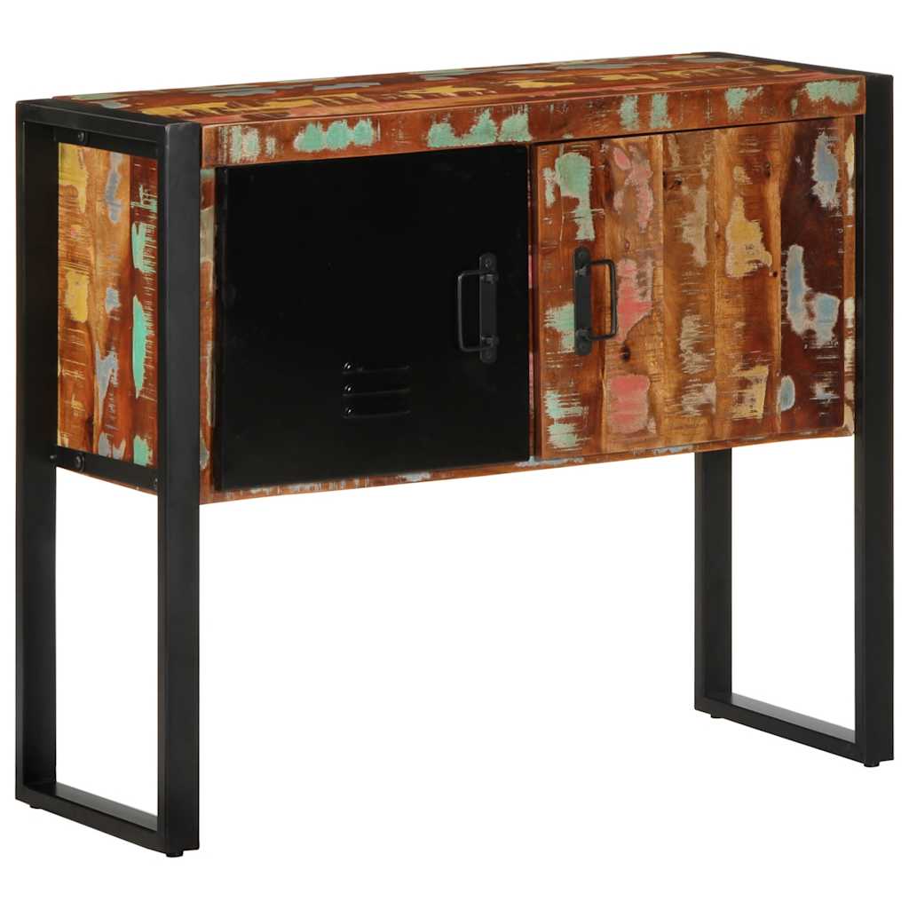 konsolinė spintelė, 90x35x75cm, perdirbtos medienos masyvas - Namų Idėja