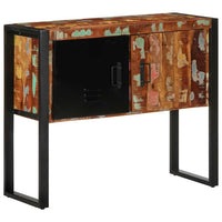 konsolinė spintelė, 90x35x75cm, perdirbtos medienos masyvas - Namų Idėja