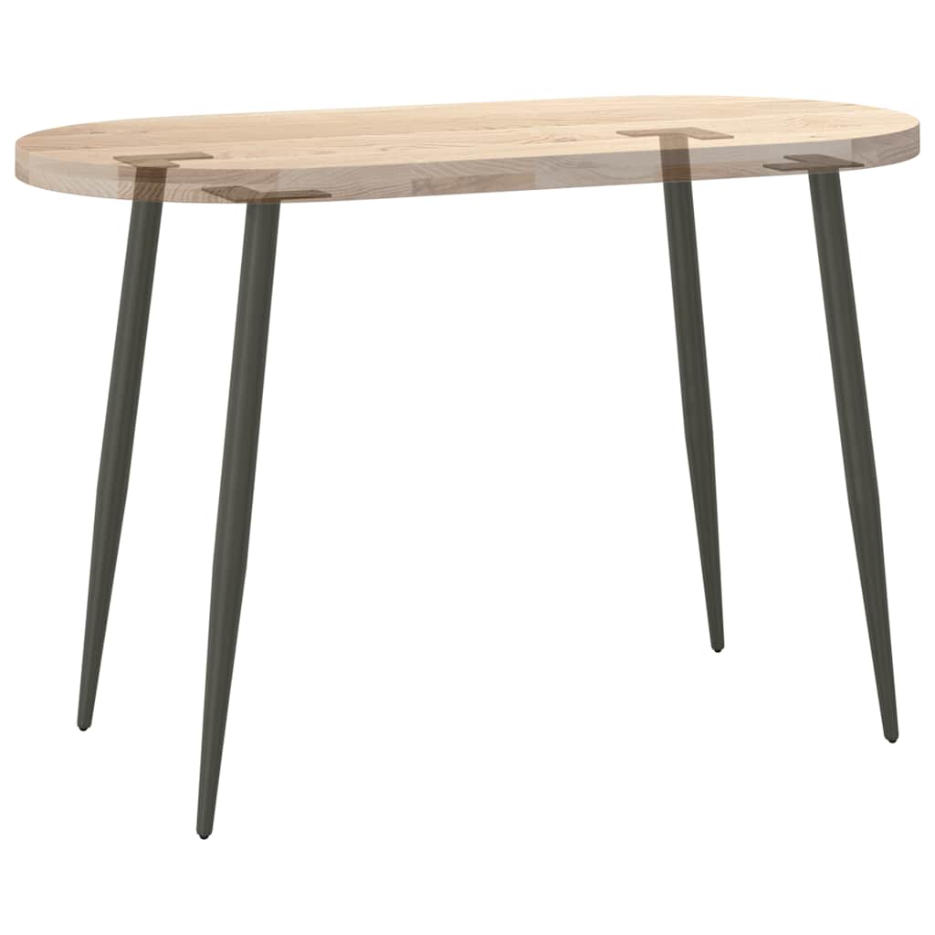 Konsolinio staliuko kojelės, 4 vnt., antracito spalvos, 72 - 73 cm, plienas, kūginės formos - Namų Idėja
