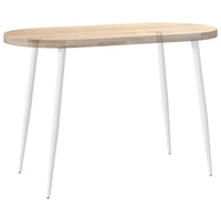 Konsolinio staliuko kojelės, 4 vnt., baltos, 72 - 73 cm, plienas, kūginės formos - Namų Idėja