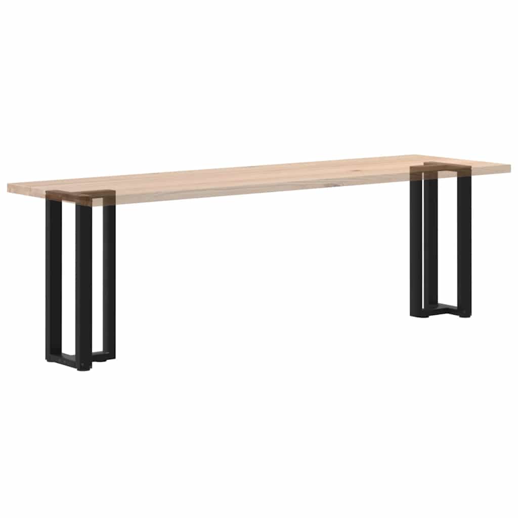 Konsolinio staliuko kojelės, T formos, 2 vnt., juodos, 25x28x(72 - 73) cm, plienas - Namų Idėja