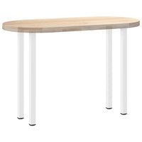 Konsolinio stalo kojelės, 4 vnt., baltos, 72 - 74 cm, plienas - Namų Idėja