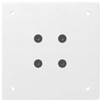 Konsolinio stalo kojelės, 4 vnt., baltos, 72 - 74 cm, plienas - Namų Idėja