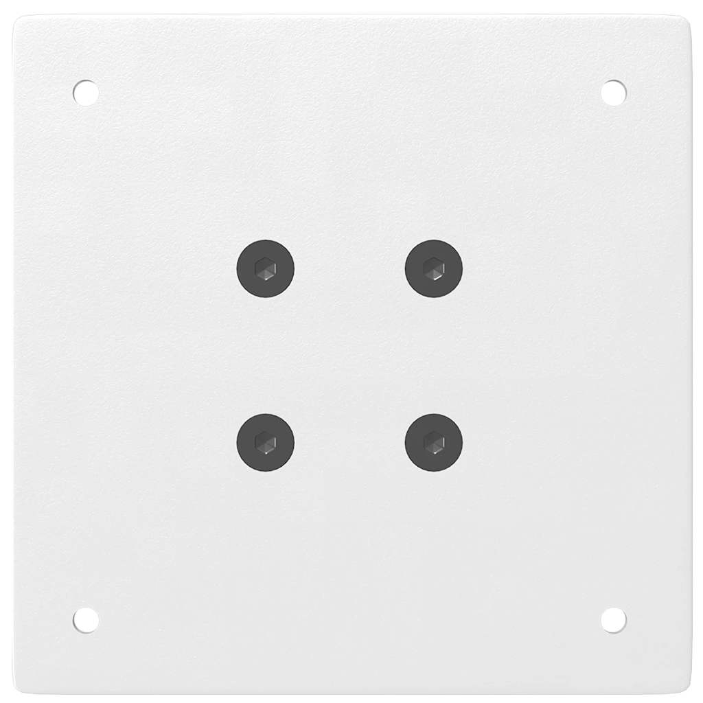Konsolinio stalo kojelės, 4 vnt., baltos, 72 - 74 cm, plienas - Namų Idėja