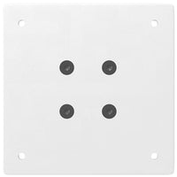 Konsolinio stalo kojelės, 4 vnt., baltos, 72 - 74 cm, plienas - Namų Idėja