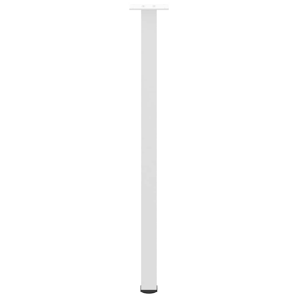 Konsolinio stalo kojelės, 4 vnt., baltos, 72 - 74 cm, plienas - Namų Idėja