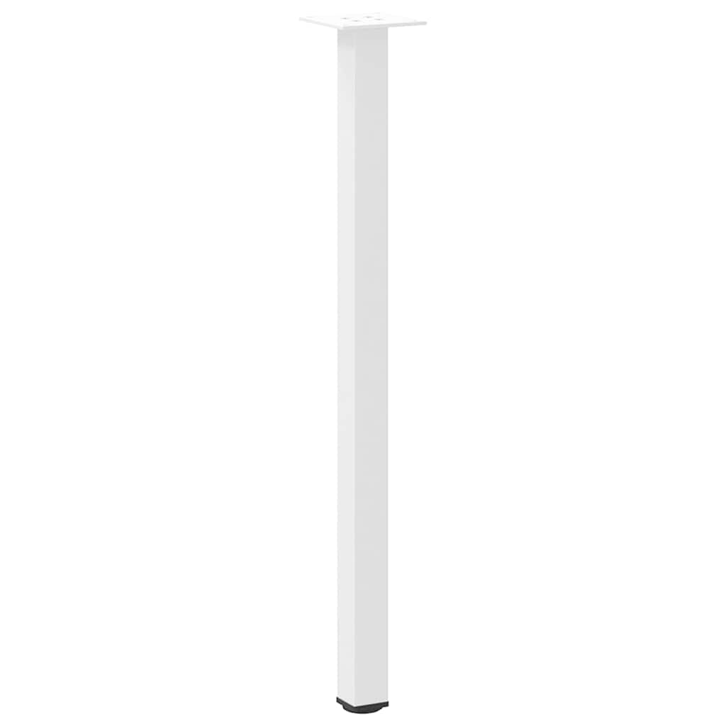 Konsolinio stalo kojelės, 4 vnt., baltos, 72 - 74 cm, plienas - Namų Idėja