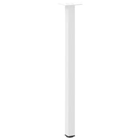 Konsolinio stalo kojelės, 4 vnt., baltos, 72 - 74 cm, plienas - Namų Idėja