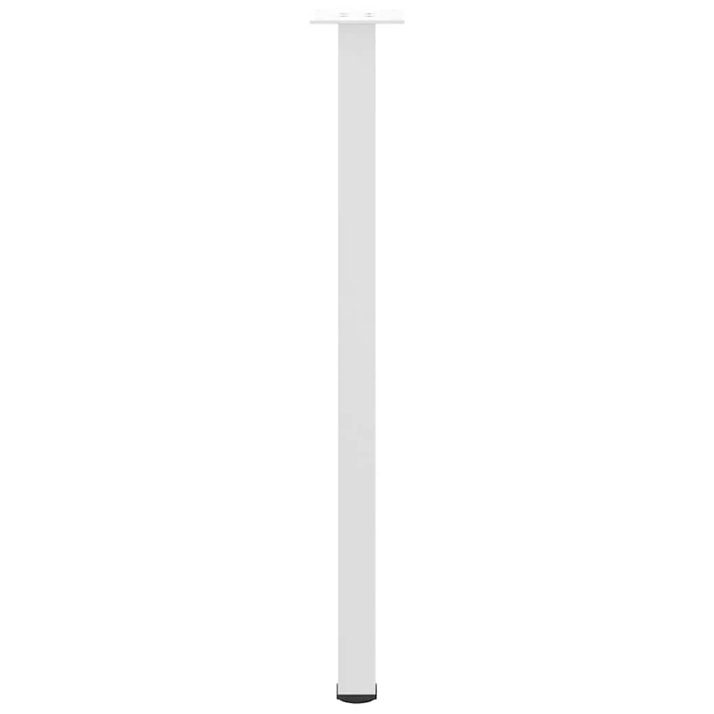 Konsolinio stalo kojelės, 4 vnt., baltos, 72 - 74 cm, plienas - Namų Idėja