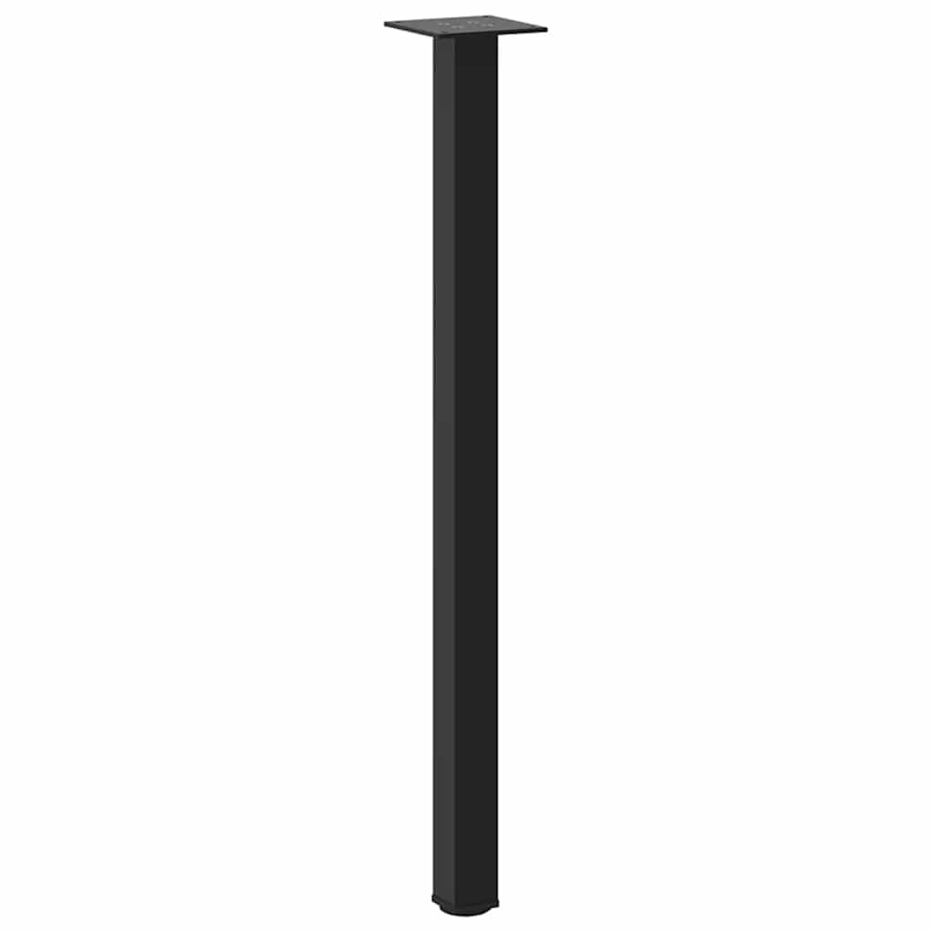 Konsolinio stalo kojelės, 4 vnt., juodos, 72 - 74 cm, plienas - Namų Idėja