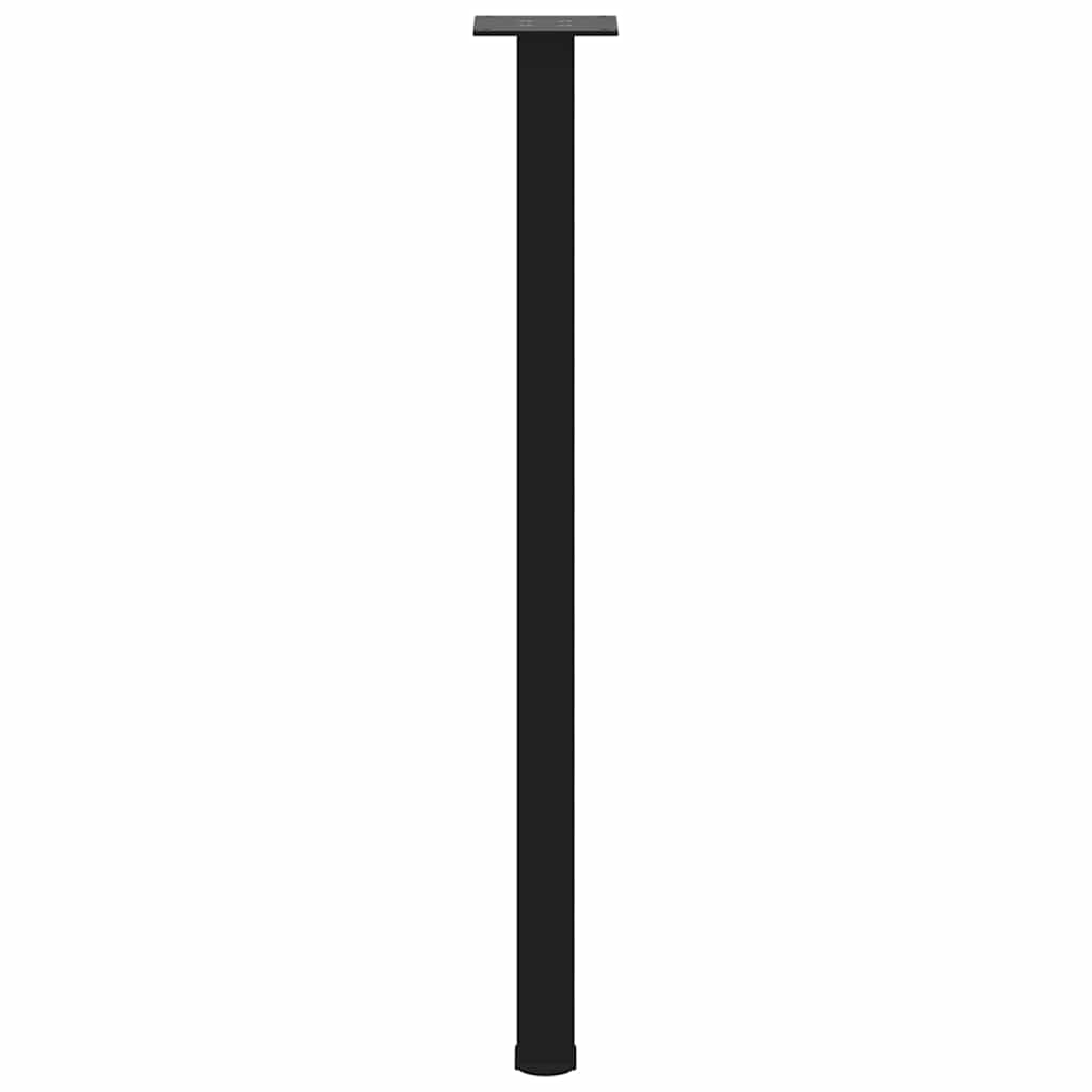 Konsolinio stalo kojelės, 4 vnt., juodos, 72 - 74 cm, plienas - Namų Idėja