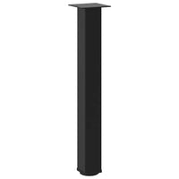 Konsolinio stalo kojelės, 4 vnt., juodos, 72 - 74 cm, plienas - Namų Idėja