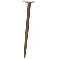 Konsolinio stalo kojelės, kūginės, 4 vnt., natūralus plienas, 72 - 73 cm, plienas - Namų Idėja