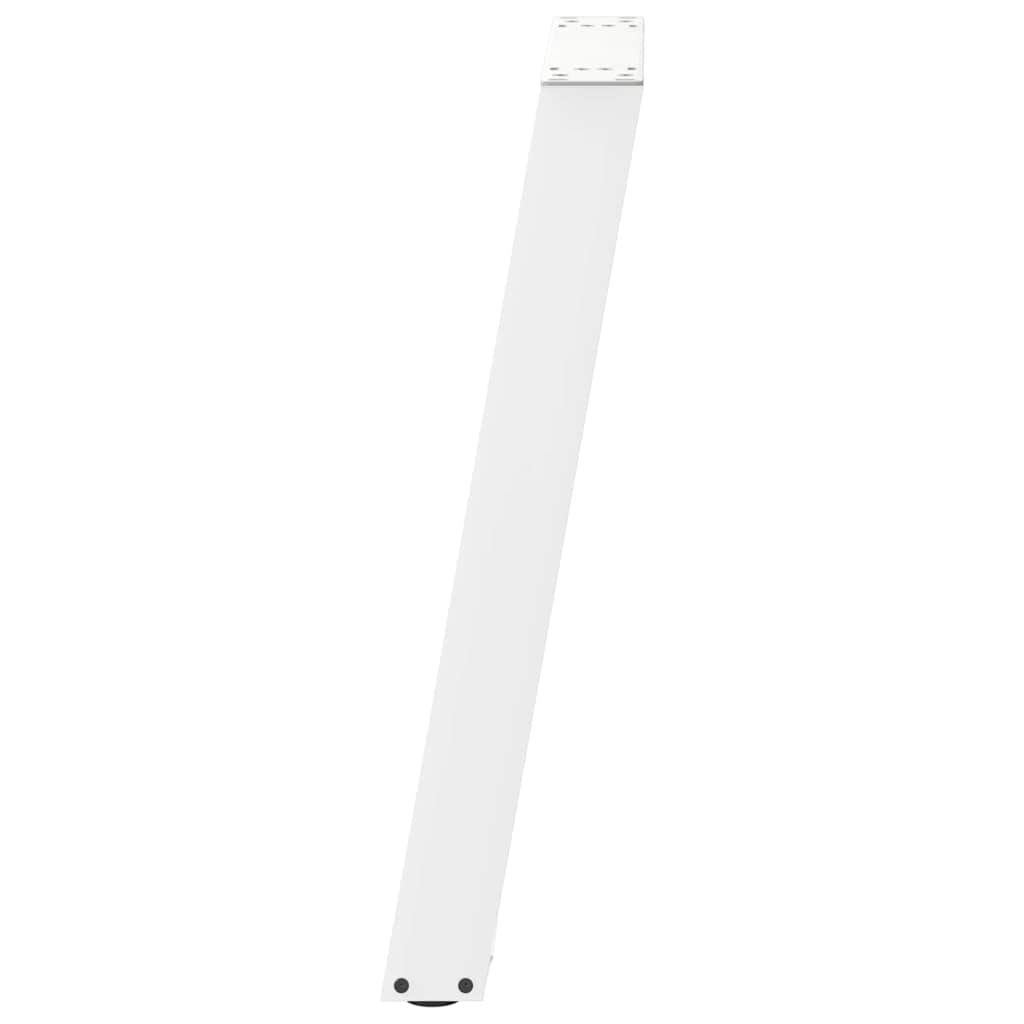 Konsolinio stalo kojelės, U formos, 2 vnt., baltos, 28x(72 - 73) cm, plienas - Namų Idėja