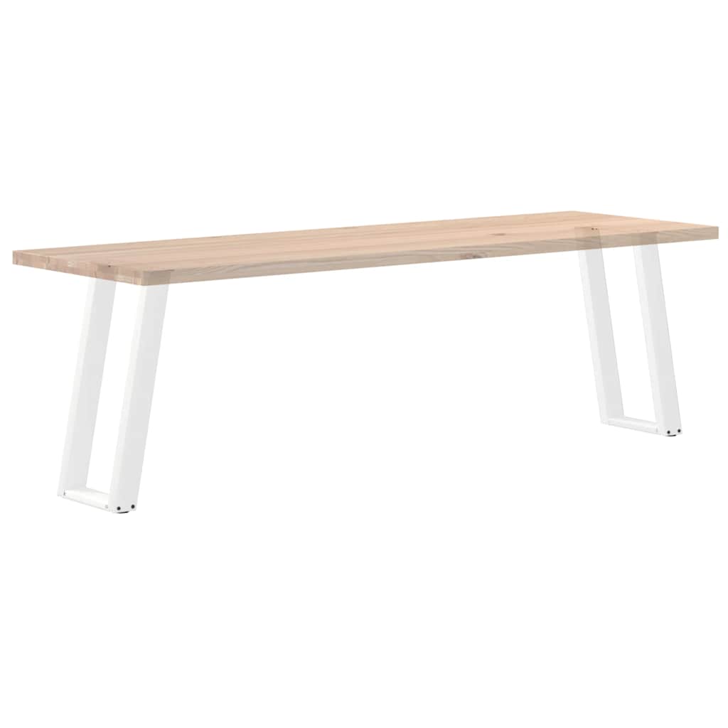 Konsolinio stalo kojelės, U formos, 2 vnt., baltos, 28x(72 - 73) cm, plienas - Namų Idėja
