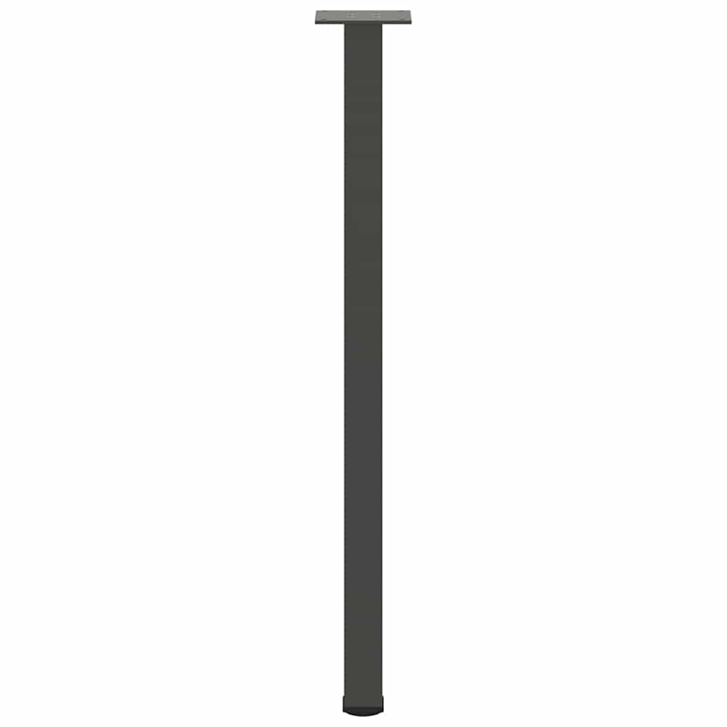 Konsolinio stalo kojos, 4 vnt., antracito spalvos, 72 - 74 cm, plienas - Namų Idėja