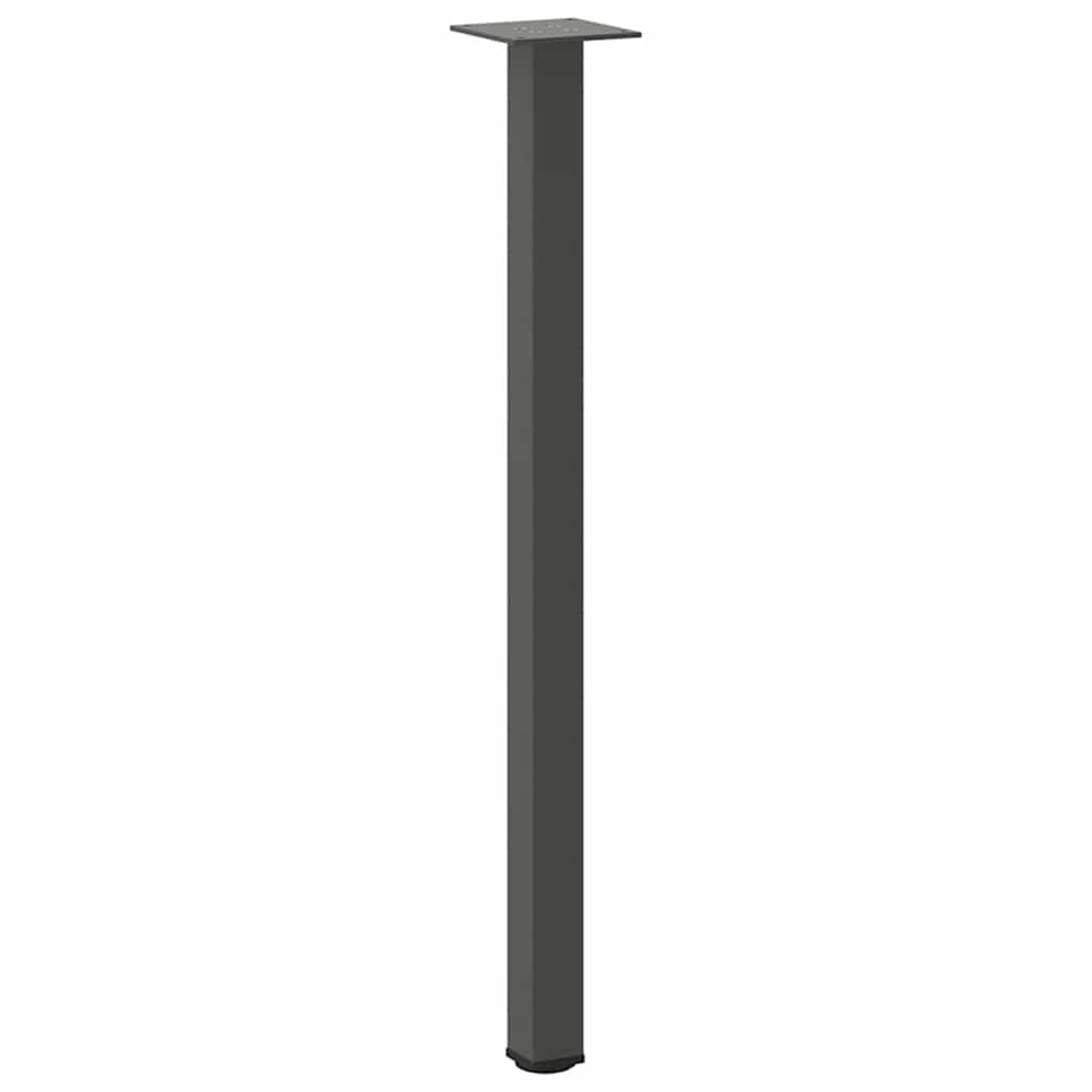 Konsolinio stalo kojos, 4 vnt., antracito spalvos, 72 - 74 cm, plienas - Namų Idėja