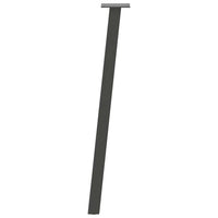Konsolinio stalo kojos, 4 vnt., antracito spalvos, 72 cm, plienas - Namų Idėja
