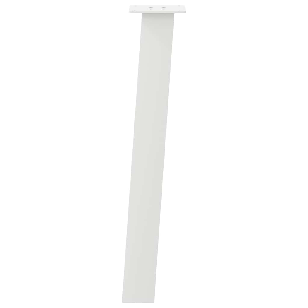 Konsolinio stalo kojos, 4 vnt., baltos, 72 cm, plienas - Namų Idėja