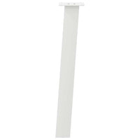 Konsolinio stalo kojos, 4 vnt., baltos, 72 cm, plienas - Namų Idėja