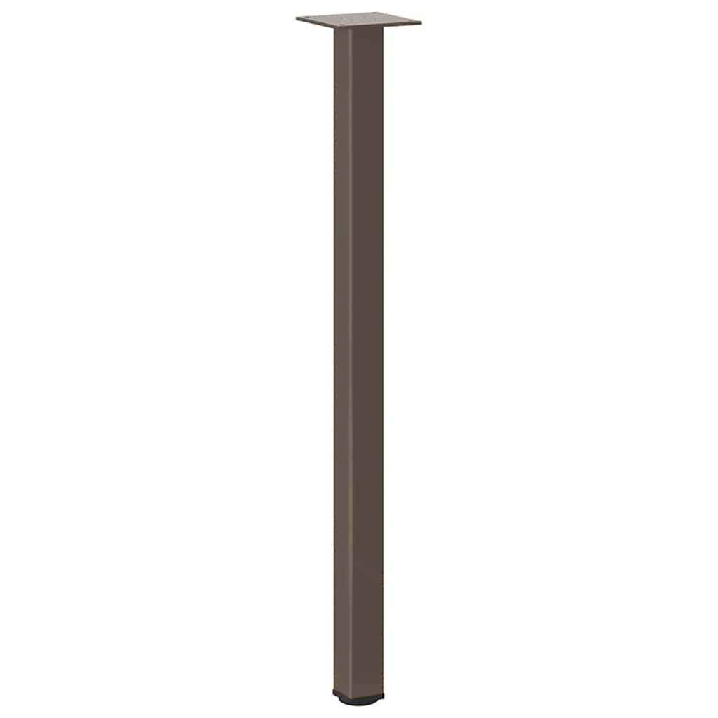 Konsolinio stalo kojos, 4 vnt., natūralus plienas, 72 - 74 cm, plienas - Namų Idėja