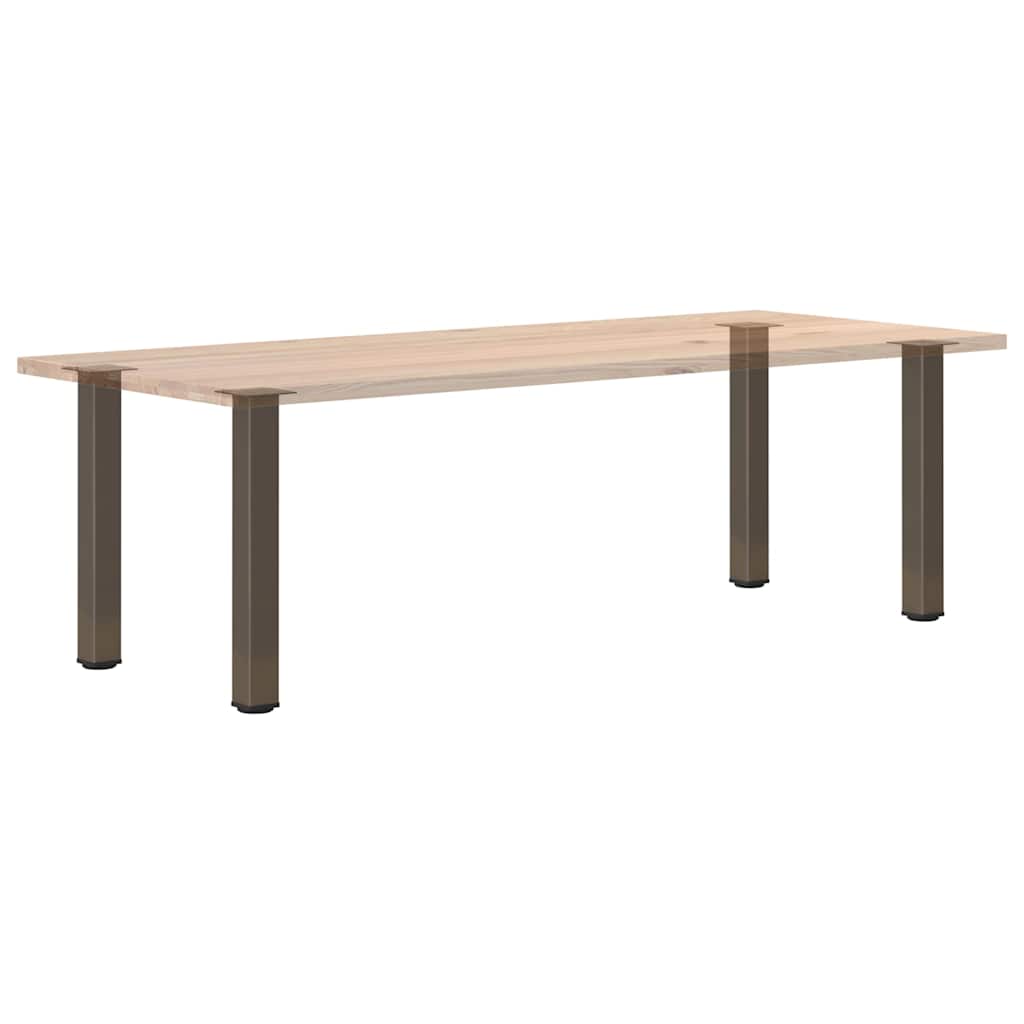 Konsolinio stalo kojos, 4 vnt., natūralus plienas, 72 - 74 cm, plienas - Namų Idėja