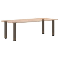 Konsolinio stalo kojos, 4 vnt., natūralus plienas, 72 - 74 cm, plienas - Namų Idėja