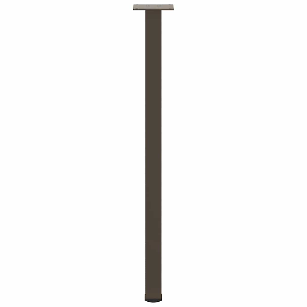 Konsolinio stalo kojos, 4 vnt., natūralus plienas, 72 - 74 cm, plienas - Namų Idėja