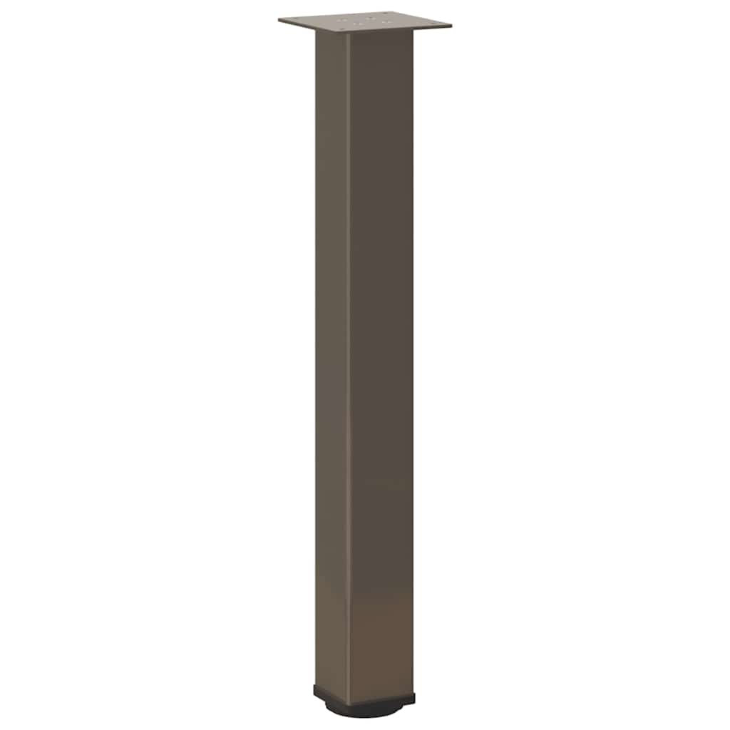 Konsolinio stalo kojos, 4 vnt., natūralus plienas, 72 - 74 cm, plienas - Namų Idėja