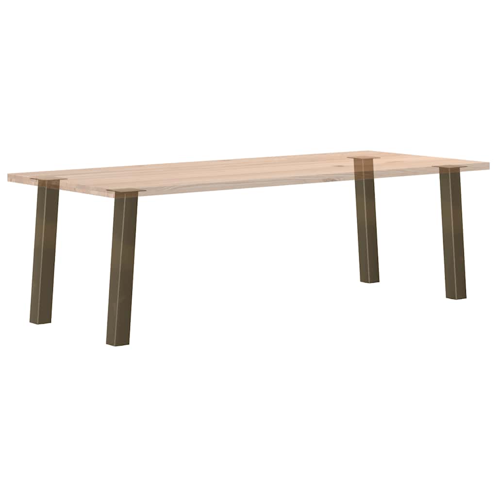 Konsolinio stalo kojos, 4 vnt., natūralus plienas, 72 cm, plienas - Namų Idėja