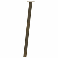Konsolinio stalo kojos, 4 vnt., natūralus plienas, 72 cm, plienas - Namų Idėja