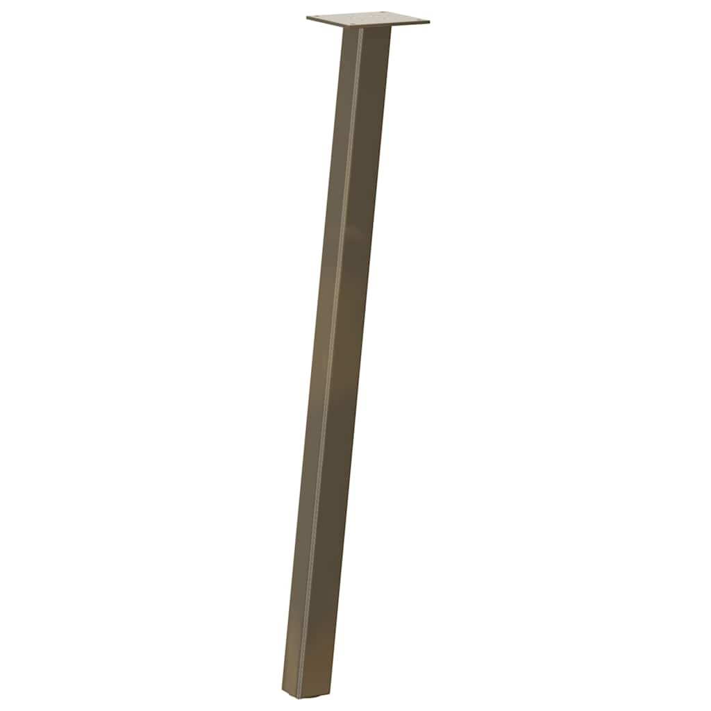 Konsolinio stalo kojos, 4 vnt., natūralus plienas, 72 cm, plienas - Namų Idėja