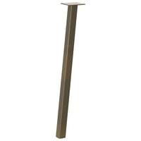 Konsolinio stalo kojos, 4 vnt., natūralus plienas, 72 cm, plienas - Namų Idėja