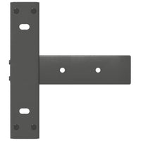 Konsolinio stalo kojos, T formos, 2 vnt., antracito spalvos, 25x28x(72 - 73) cm, plienas - Namų Idėja