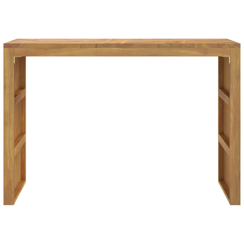 konsolinis stalas 110x35x75 cm medžio masyvo tiko - Namų Idėja