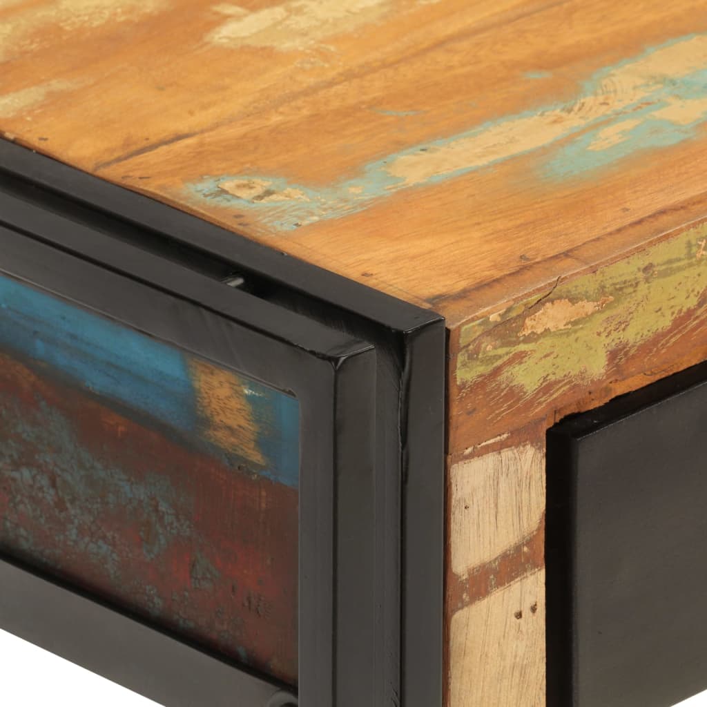 Konsolinis staliukas, 110x30x76cm, perdirbtos medienos masyvas - Namų Idėja