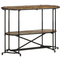 Konsolinis staliukas, 110x42x76cm, perdirbtos medienos masyvas - Namų Idėja
