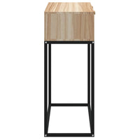 Konsolinis staliukas, 80x30x75cm, apdirbta mediena ir geležis - Namų Idėja