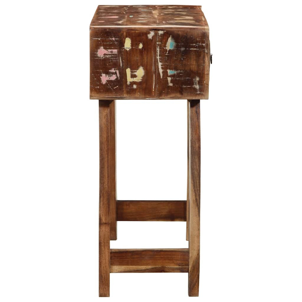 Konsolinis staliukas, 90x32x75cm, perdirbtos medienos masyvas - Namų Idėja