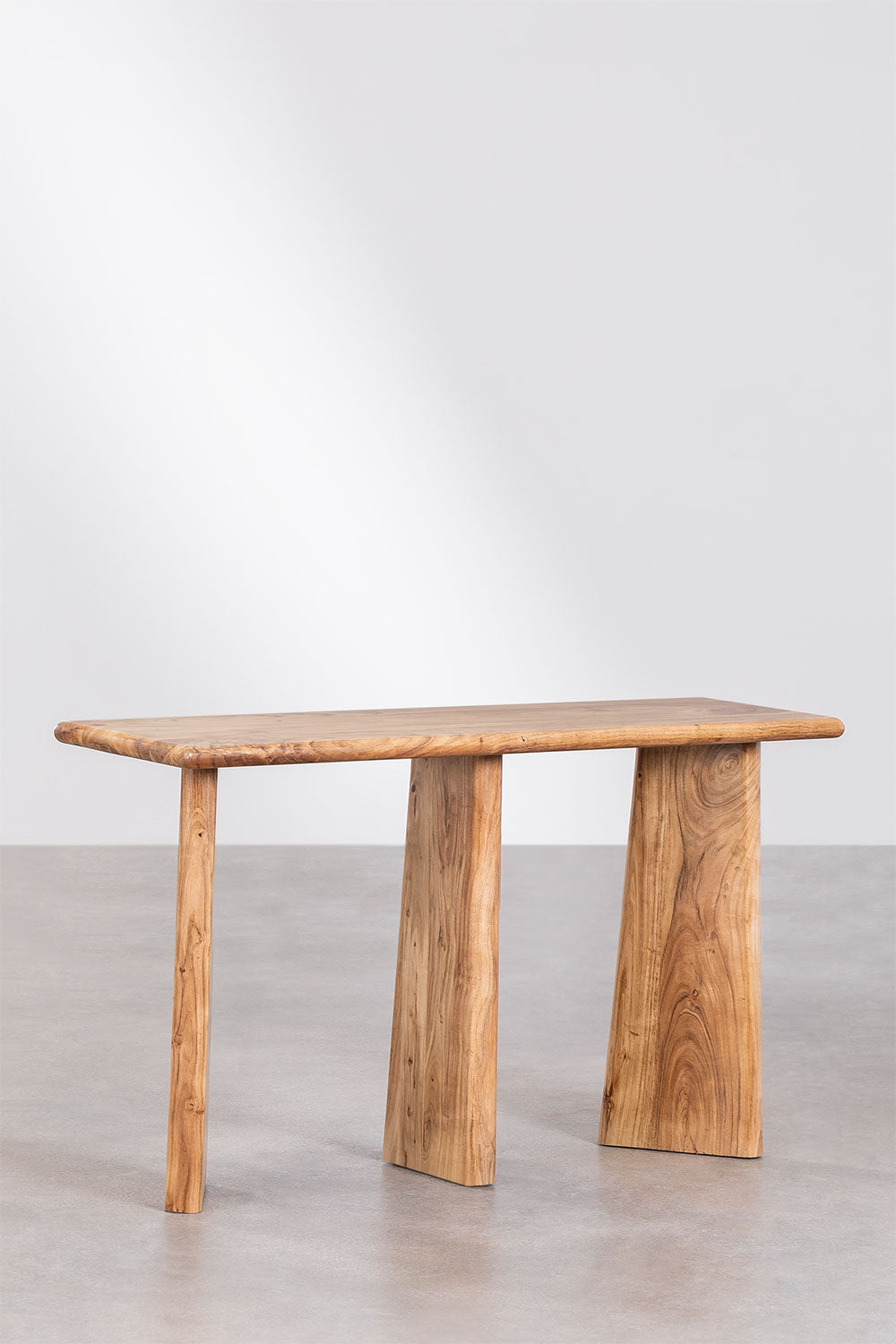 Console table AMBYL, acacia wood, natural