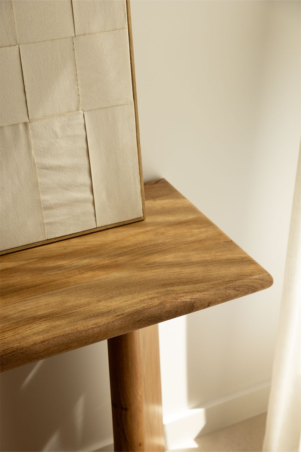 AMBYL console table, acacia wood, brown
