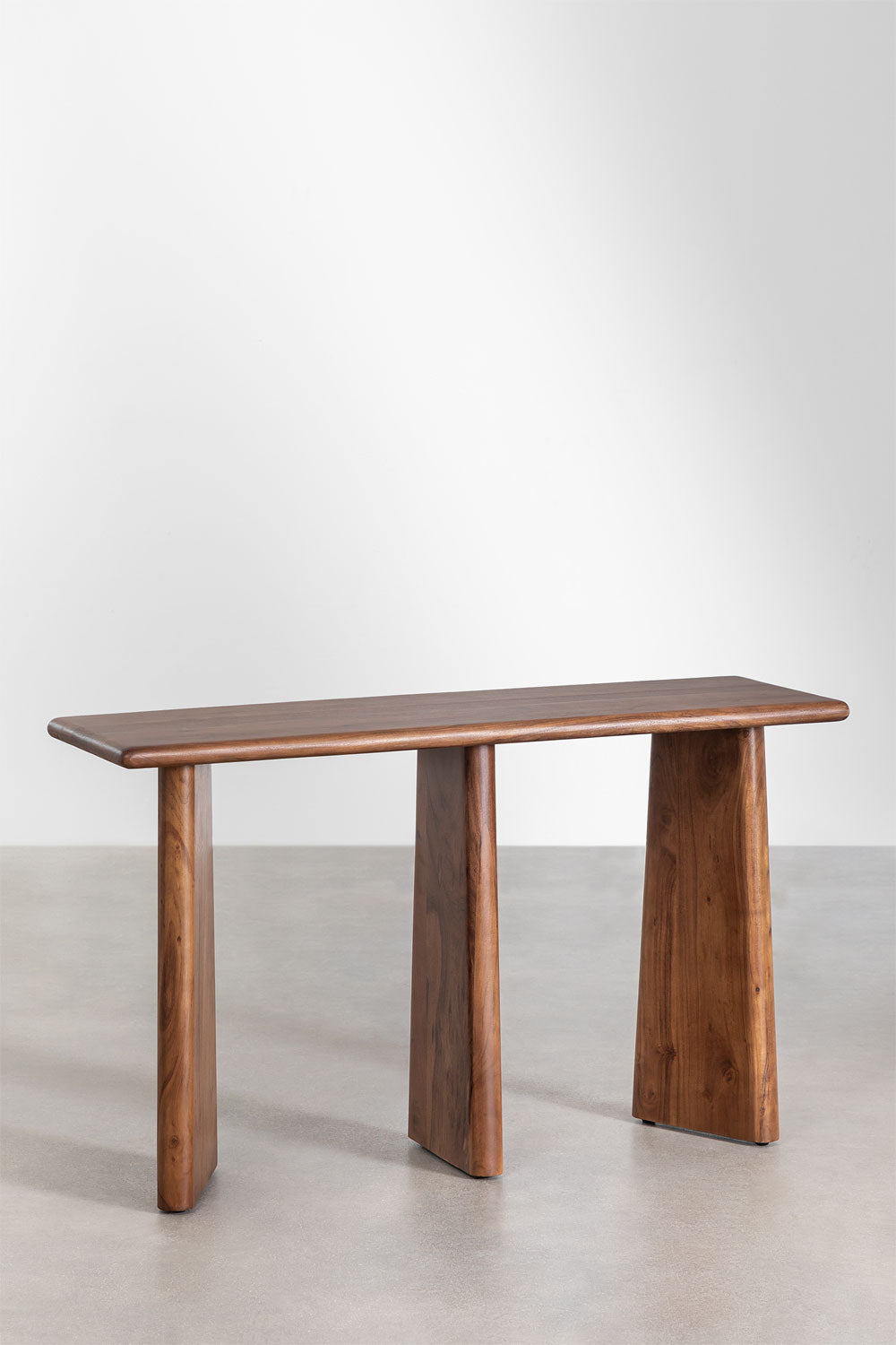 AMBYL console table, acacia wood, brown